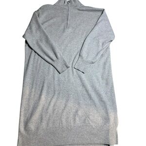 Ava & Viv Women’s Light Gray/Beige Sweater Dress